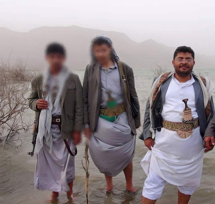 صورة لرئيس اللجنة الثورية العليا في سد مأرب