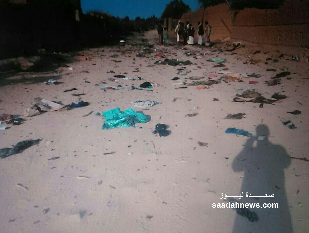 صعدة نيوز - 12 شهيد في استهداف العدوان لسيارة أحد المواطنين بمديرية مجز