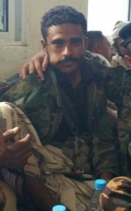 المدعو عبدالله السبئي قائد عناصر مرتزقة العدوان في مديرية المسراخ.