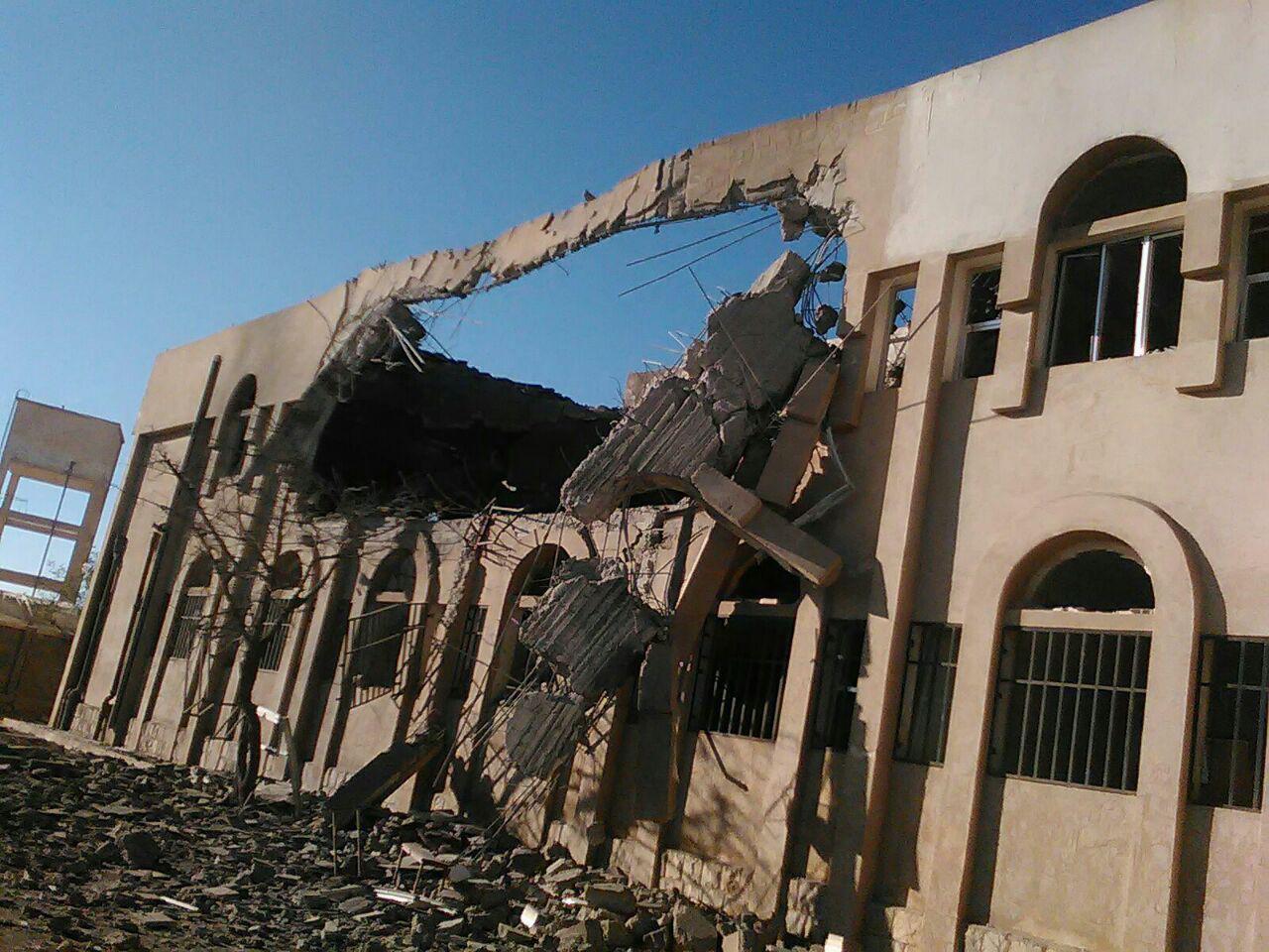 صور من استهداف مدرستي المناضل وعمار بمنطقة الطلح بمدبرية سحار