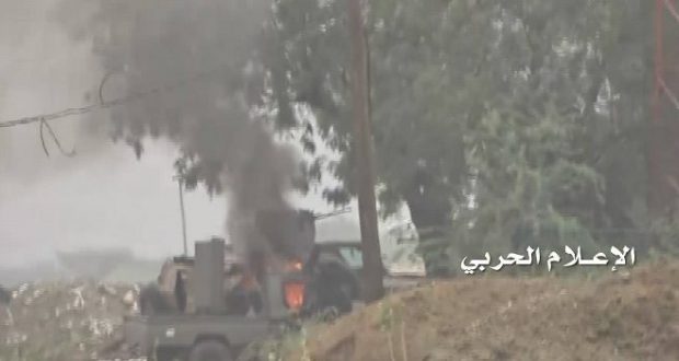 قنص جنديين سعوديين وتدمير طقم عسكري في جيزان   صعدة نيوز