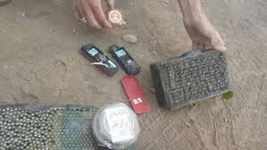 مباحث أمن العاصمة صنعاء يفكك قنبلة زرعت في شارع الدائري