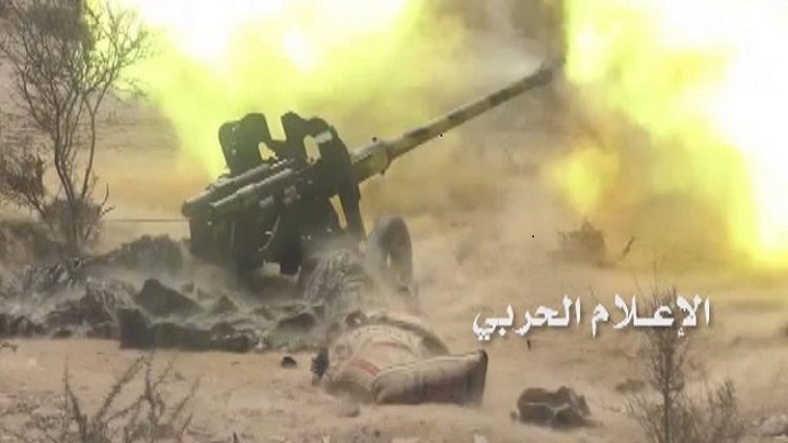 مدفعية الجيش واللجان تستهدف مواقع وخطوط امداد الجيش السعودي بجيزان صعدة نيوز
