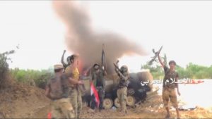 تدمير آلية عسكرية سعودية في جيزان
