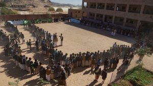 فعاليتان صباحيتان لمدرستي مالك بن انس ومعاذ بن جبل بصعدة بمناسبة ذكرى المولد النبوي الشريف (صور)