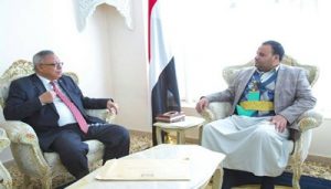 الرئيس الصماد يستقبل رئيس حكومة الإنقاذ الوطني
