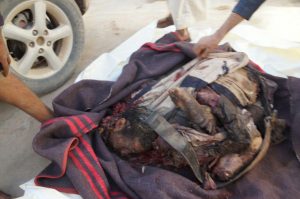 استشهاد واصابة 19 مواطنا بينهم نساء واطفال بمجزرة جديدة لطيران العدوان بمحافظة صعدة (صور)