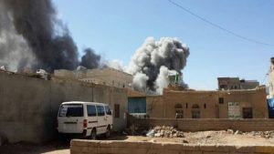 قصف سعودي يستهدف مناطق سكنية متفرقة في صعدة
