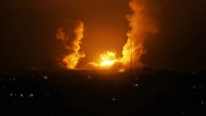 استشهاد شابين فلسطينيين في قصف صهيوني شمال غزة