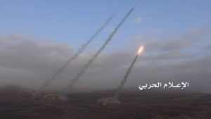 إطلاق ثلاثة صواريخ على تجمعات الجيش السعودي ومرتزقته في نجران