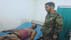 إصابة مواطن إثر دهس سيارته بمدرعة تابعة لتحالف الاحتلال بعدن