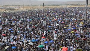 صعدة تواصل حشدها المليوني وأبناؤها يؤكدون الثبات مع غزة ويحذرون من الخيانة